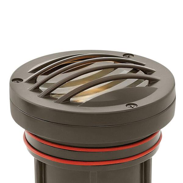 HINKLEY - Low Voltage Bronze In Ground Weather Resistant Well light with No Bulbs Included
