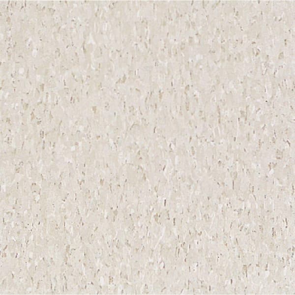 Armstrong Imperial Texture VCT 12 in. x 12 in. Pearl White Standard Excelon Vinyl Tile (45 sq. ft. / case)