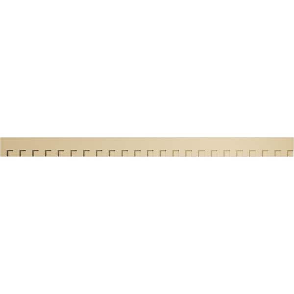 1 in. D x 6 in. W x 92 in. L Primed Polyurethane Panel Moulding