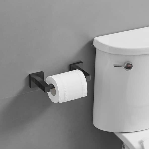 Wall Mounted Single Arm Toilet Paper Holder in Stainless Steel Matte B