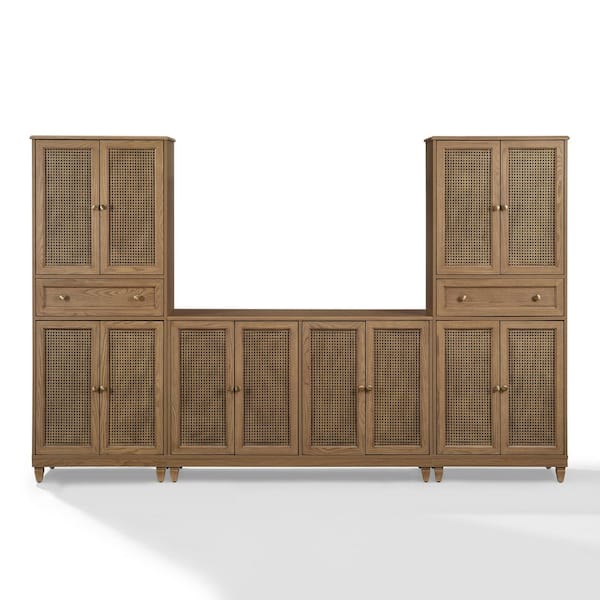CROSLEY FURNITURE Katia Driftwood MDF Buffet with Pantries