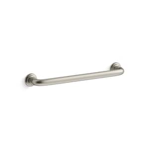 Artifacts 7 in. (178 mm) Center-to-Center Vibrant Brushed Nickel Non-Adjustable Drawer Bar Pull