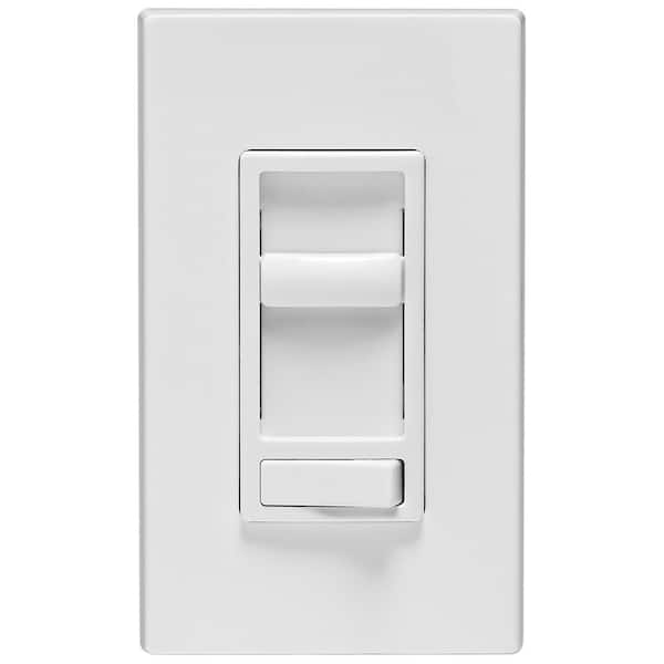 SureSlide Dimmer Switch for Dimmable LED, Halogen and Incandescent Bulbs - White 6674-P0W