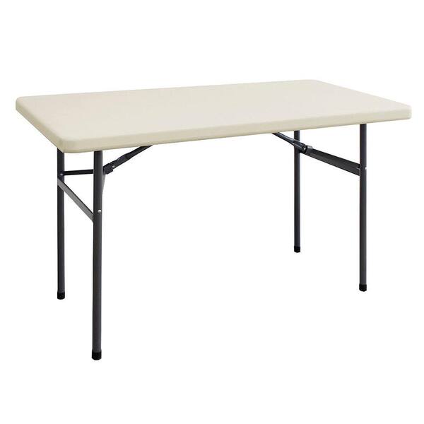 HDX Earth Tan 2-Pack Banquet Folding Table