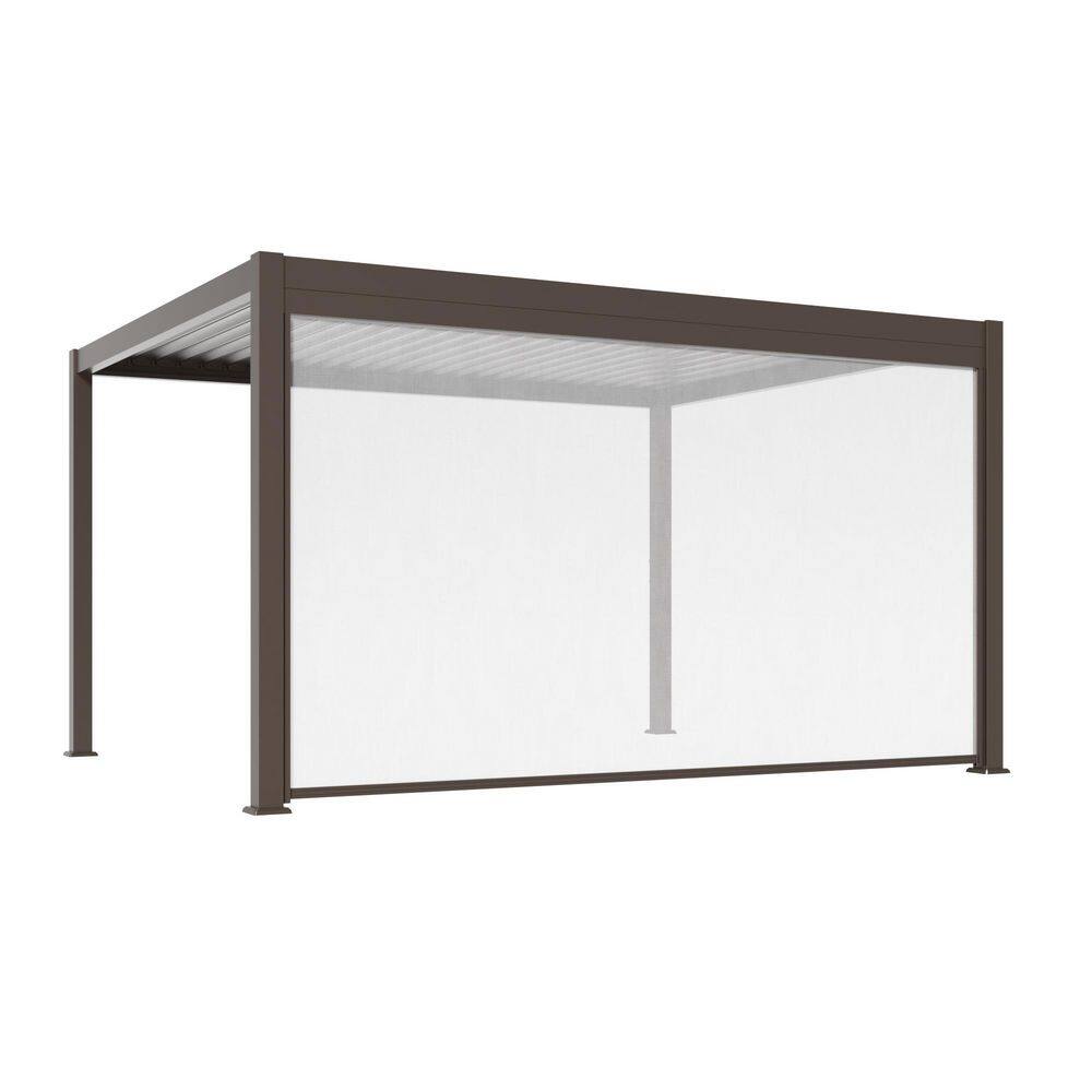 12 ft. Outdoor Shade Pull Down Privacy Screen for Pergola Accessories, UV Resistant Guard, Brown price history on PriceWatchPro