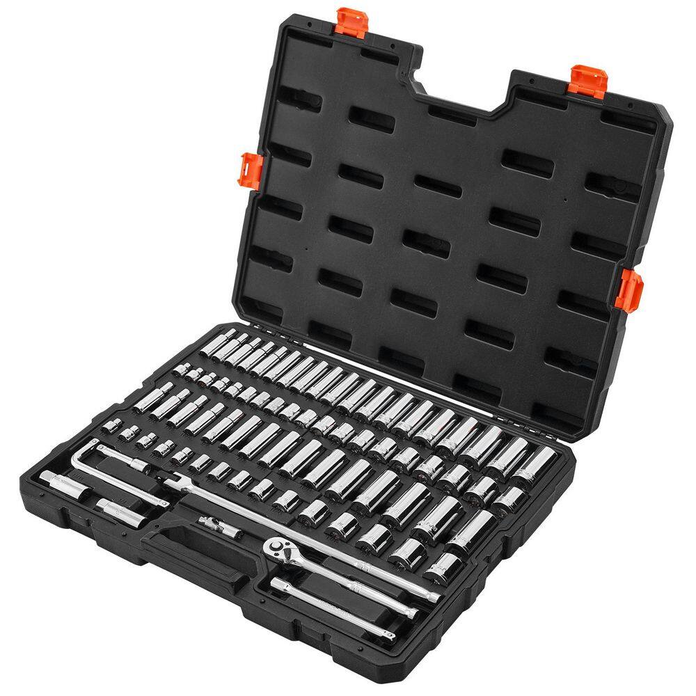 Socket Set, 3/8 in. Drive Socket and Ratchet Set, Mechanic Tool Kit for Automotive Repair, 76 Pieces 2025 update price history on PriceWatchPro
