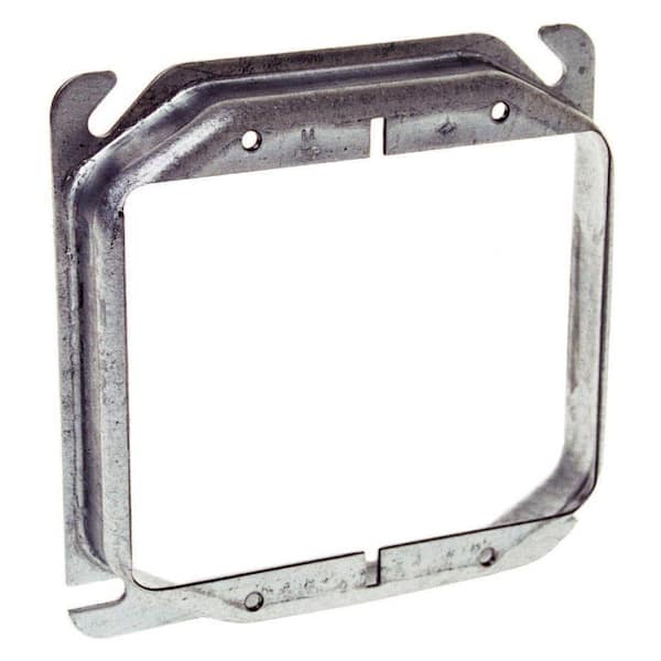 5 Square Two Gang Device Ring 5/8 in Raise Set Of 5 