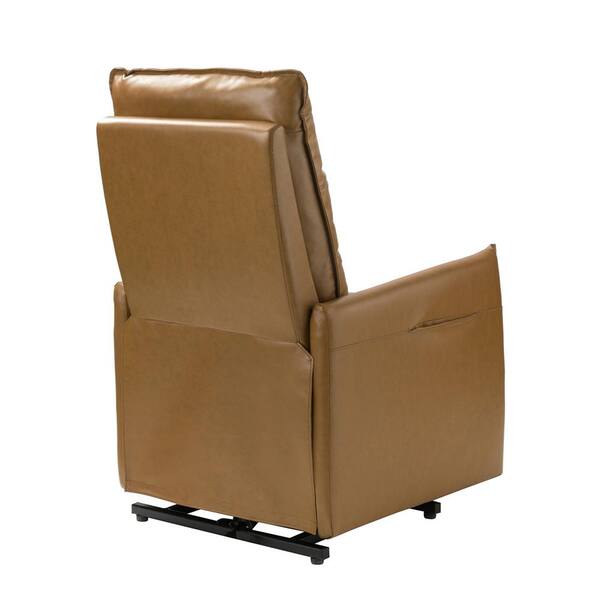 Narrow deals leather recliner