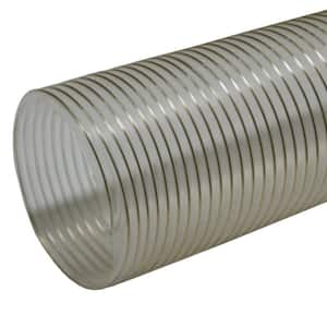 PVC Flexduct General Purpose 1.25 in. D x 12 ft. Coil Flexible Ducting Clear