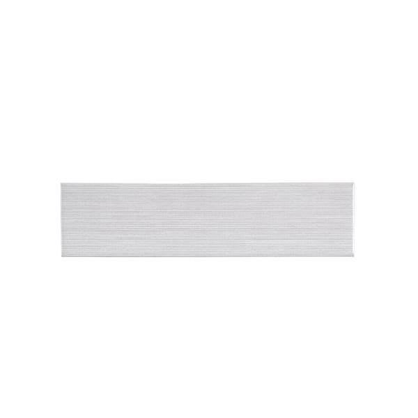 Jeffrey Court Weather Grey Linen 3 in. x 12 in. Subway Gloss Ceramic Wall Tile (10.75 sq. ft./Case)