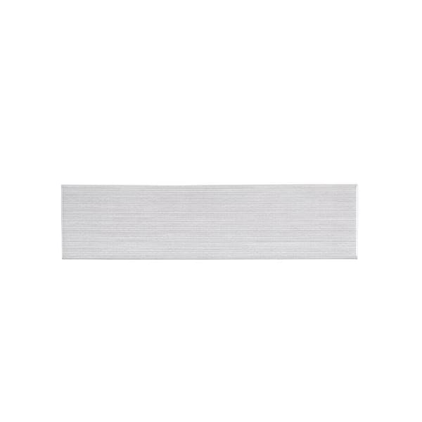 Jeffrey Court Weather Grey Linen 3 in. x 12 in. Subway Gloss Ceramic Wall Tile (0.25 sq. ft. /Each)