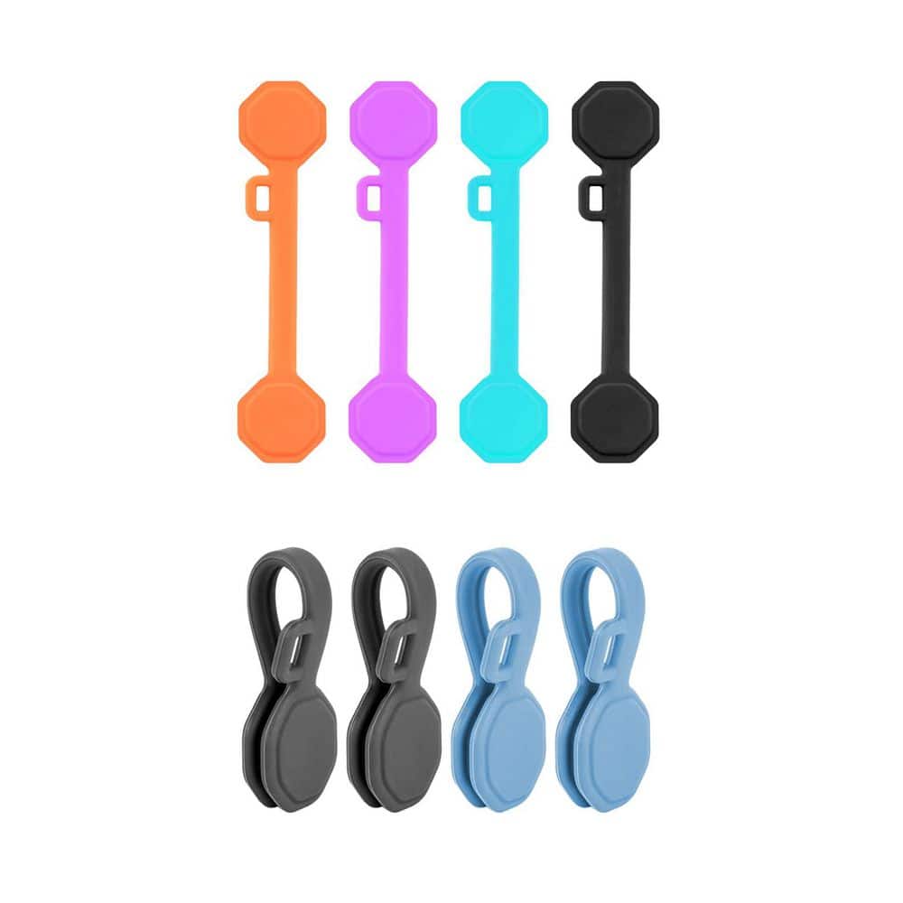 8PCS Silicone Magnetic Cable Ties & Clips Cord Organizer Reusable Magnet Cable Holder for Phone Cords Fridge Magnets price history on PriceWatchPro
