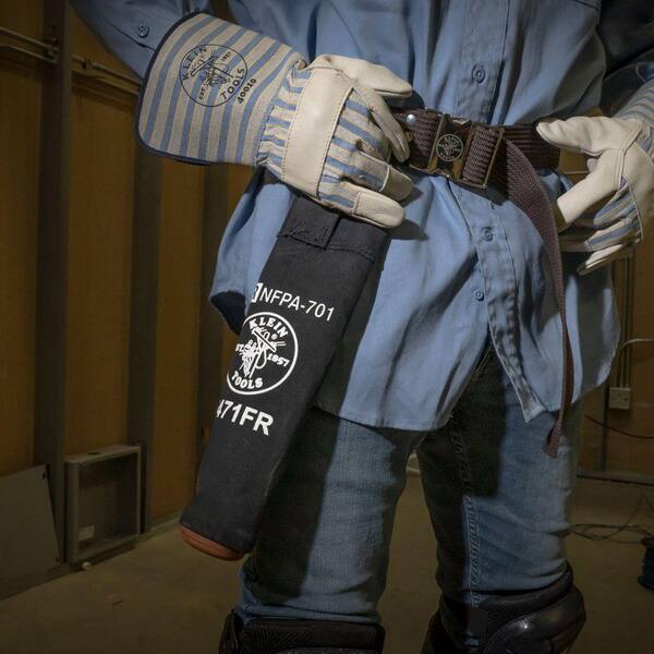 2-1/2 in. Flame-Retardant Canvas Electrode Tool Bag in Black 2-1/2 in. Flame-Retardant Canvas Electrode Tool Bag in Black