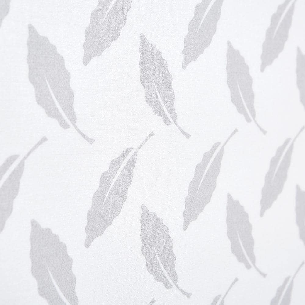 Gray Leaf 4" Firm Fiber Crib and Toddler Mattress