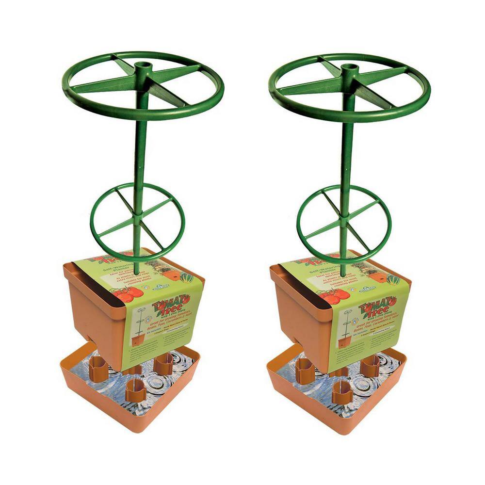 Hydrofarm Self Watering Tomato Treillis Tree Planter Garden Grow System
