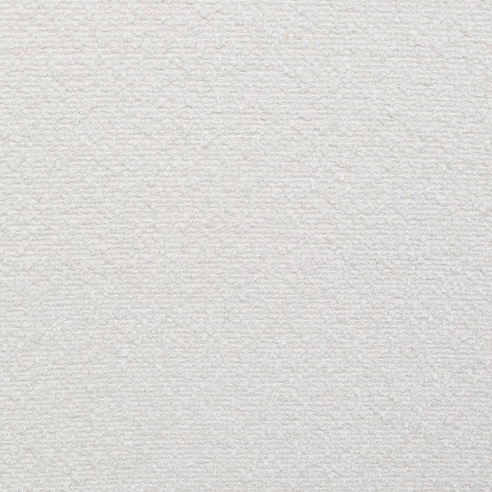 Beige Boucle Upholstered Square Arm Accent Chairs, Set of 2