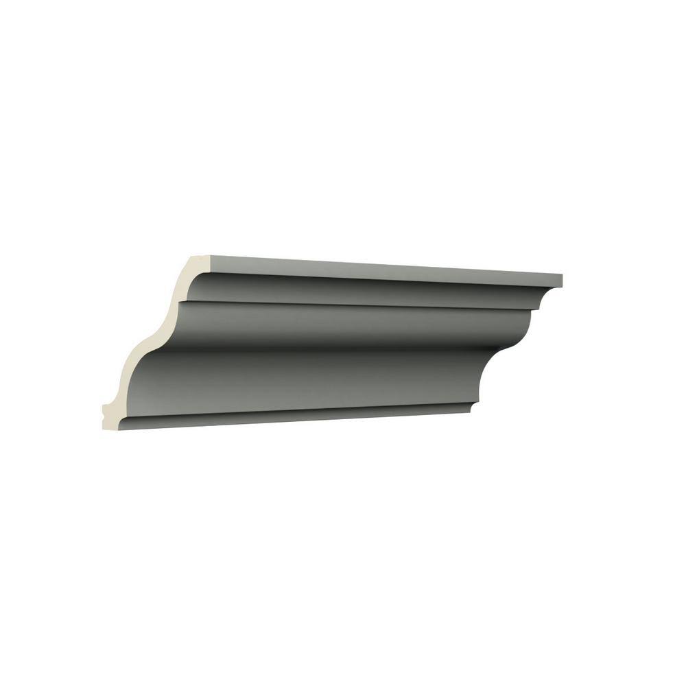 Azriel 96 in. Unfinished Polyurethane Crown Moulding