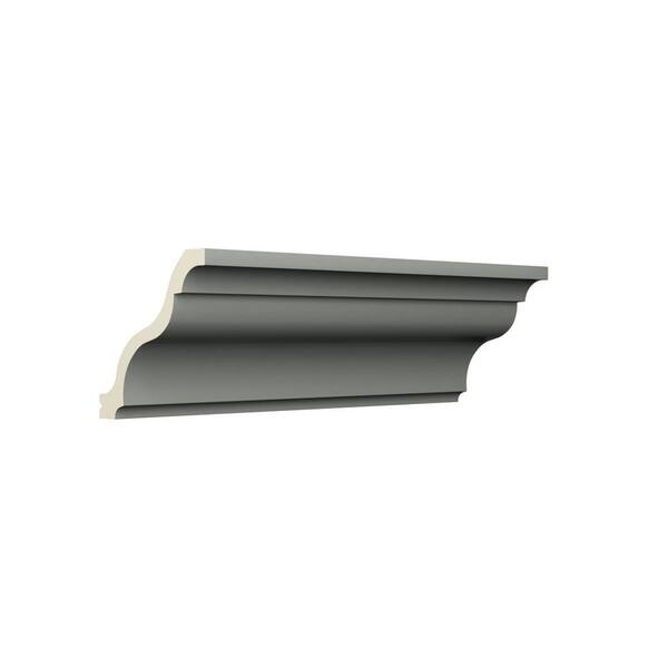 Ekena Millwork Azriel 3.5 in. D x 5 in. W x 96 in. L Polyurethane Crown Moulding