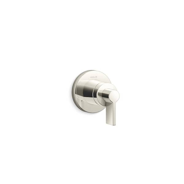 Kohler Components 1 Handle Transfer Valve Trim With Lever Handle In Vibrant Polished Nickel 0396