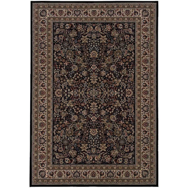 Home Decorators Collection Westminster Black 5 ft. x 8 ft. Area Rug