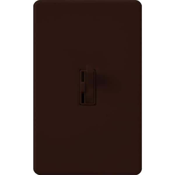 Lutron Toggler Fan Control, Quiet 3-Speed Slide, 1.5-Amp Single-Pole/3-Way, Brown (AYFSQ-F-BR)