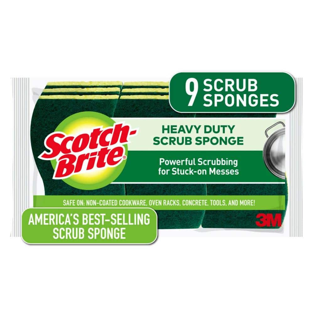 Scotch-Brite Heavy-Duty Scrub Sponge (27-Pack) 429-CC COMBO1 - The Home  Depot