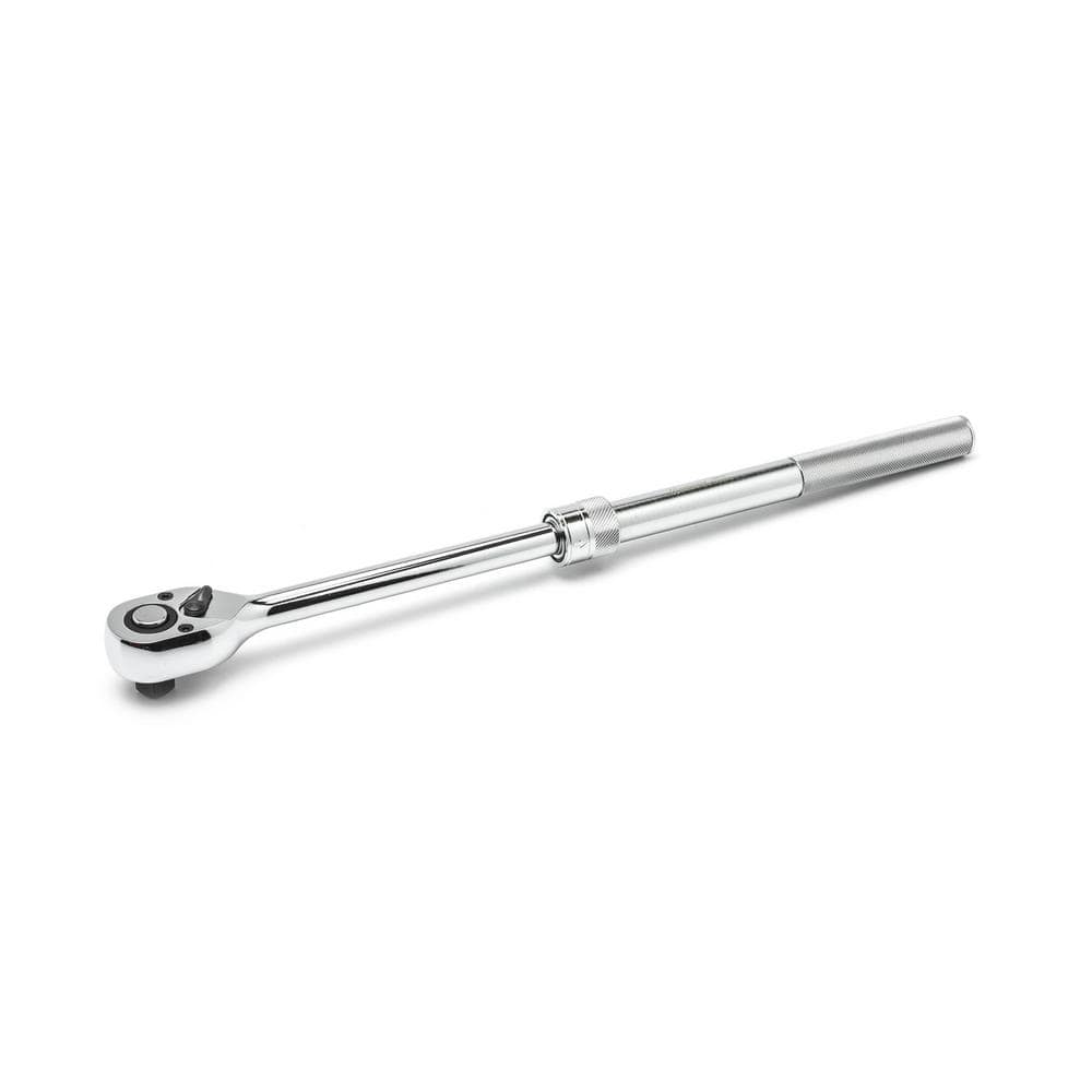 Crescent 1/2 Drive 72 Tooth Quick Release Dual Material Teardrop Ratchet 12-1/2 1/2 inch CRW13