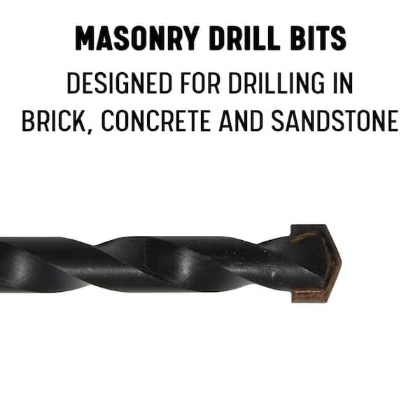 Qualtech 1/4 x 18 OAL Carbide Tipped Masonry Drill Bit