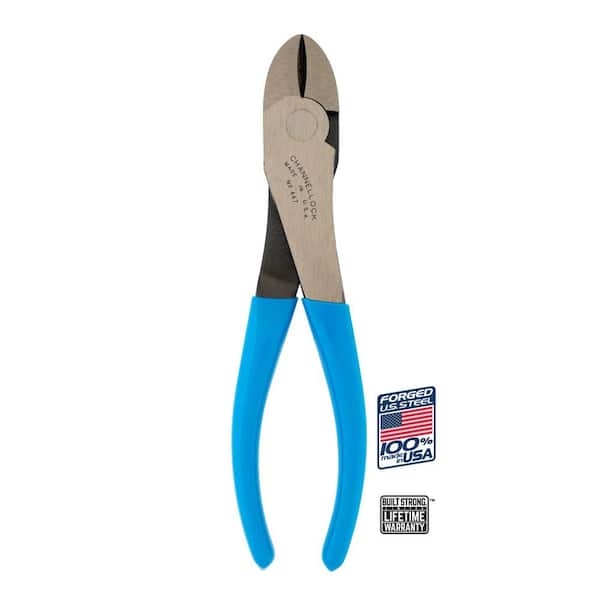 Channellock 8 in. Curved Diagonal Cutting Pliers