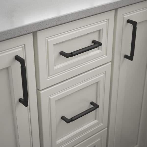 Artesia 5-1/16 in. (128 mm) Modern Matte Black Cabinet Drawer Pull