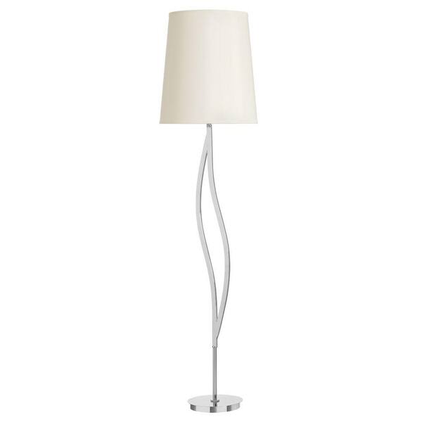 Filament Design Catherine 62 in. Polished Chrome Floor Lamp