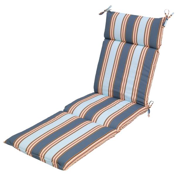 Plantation Patterns, LLC Charleston Stripe Outdoor Chaise Lounge Cushion