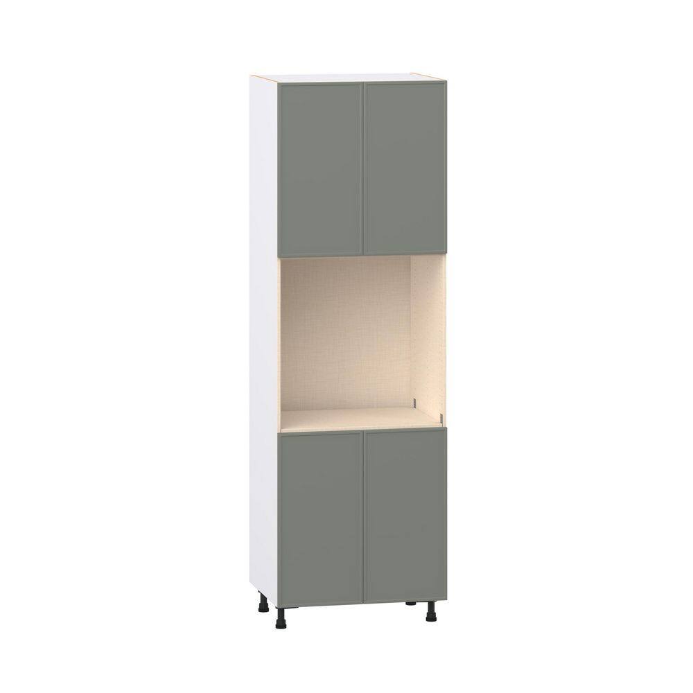 Fairview 30 in. W x 24 in. D x 94.5 in. H Slim Shaker Assembled Pantry Single Oven Kitchen Cabinet in Moss Green price history on PriceWatchPro