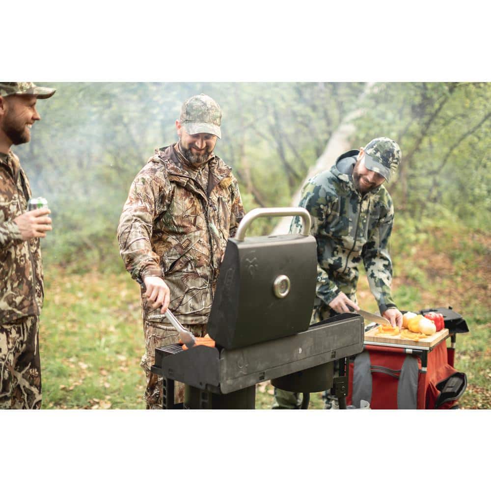 Camp Chef Black Cast Iron BBQ Grill Box with Heat Diffuser