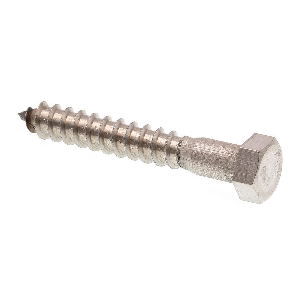 3/8 in. x 2-1/2 in. Grade 18-8 Stainless Steel Hex Lag Screws (25-Pack) price history on PriceWatchPro