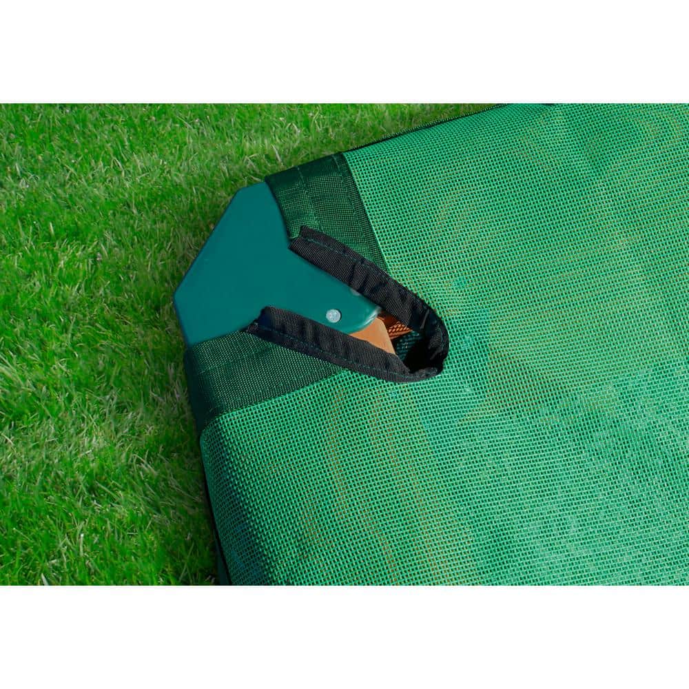 Cedar Wood Square Sandbox with Green Cover