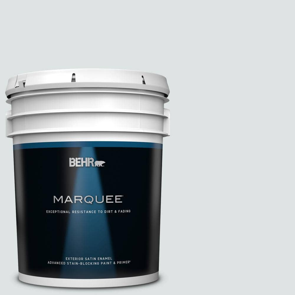 BEHR MARQUEE 5 Gal. #MQ3-27 Etched Glass Satin Enamel Exterior Paint ...