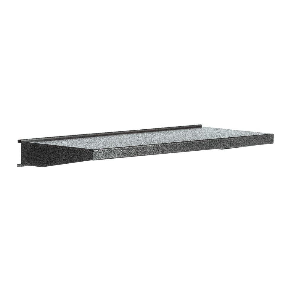 Heavy-Duty Steel 30" Wall-Mount Shelf in Hammered Granite