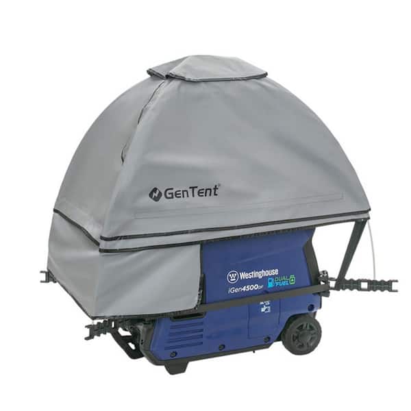 GenTent Generator Running Cover - Inverter Kit (Standard, Grey) - for Fully Encased Inverter Generators