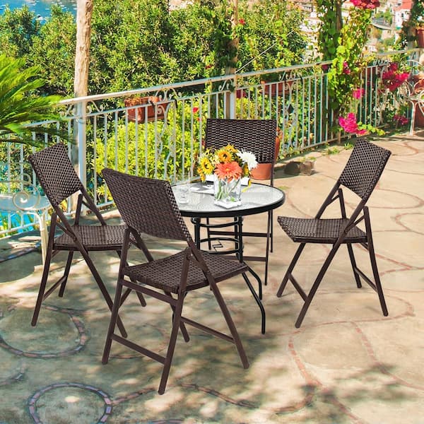 Small folding patio discount chairs