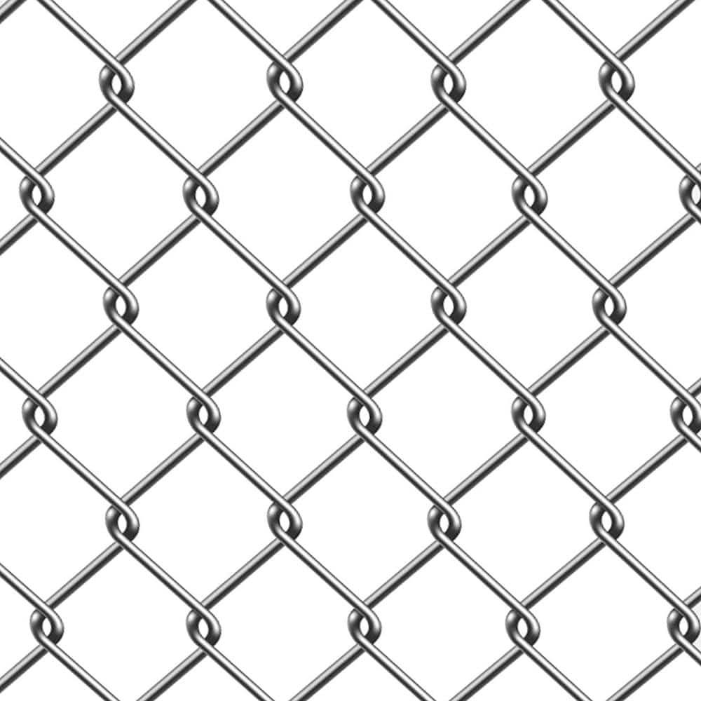 Galvanized Steel 4 x 50 Feet Garden Chain Link Fence Fabric