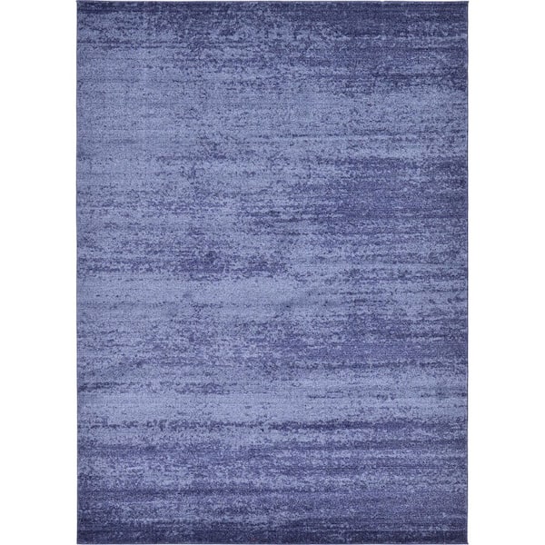 Unique Loom Del Mar Lucille Navy Blue 8' 0 x 11' 0 Area Rug