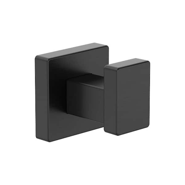 Symmons Duro Knob Wall Mounted Bathroom Robe/Towel Hook in Matte Black ...