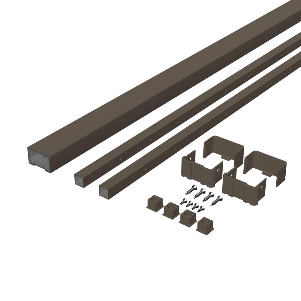 Cable Rail 36 in. x 8 ft. Textured Bronze Aluminum Rectangular Top Rail for Cable Railing System price history on PriceWatchPro