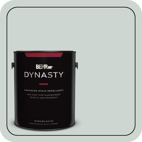 BEHR DYNASTY 1 gal. #MQ3-21 Breezeway One-Coat Hide Matte Interior Stain-Blocking Paint & Primer