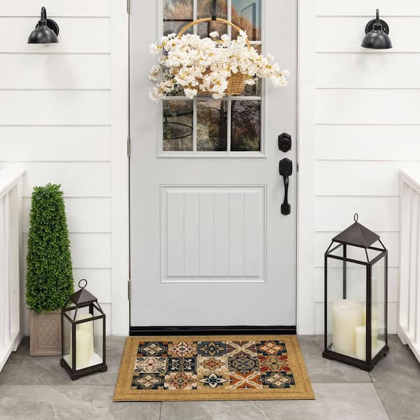Mohawk Home Morocco Midnight Multi 2 ft. x 3 ft Door Mat 956059