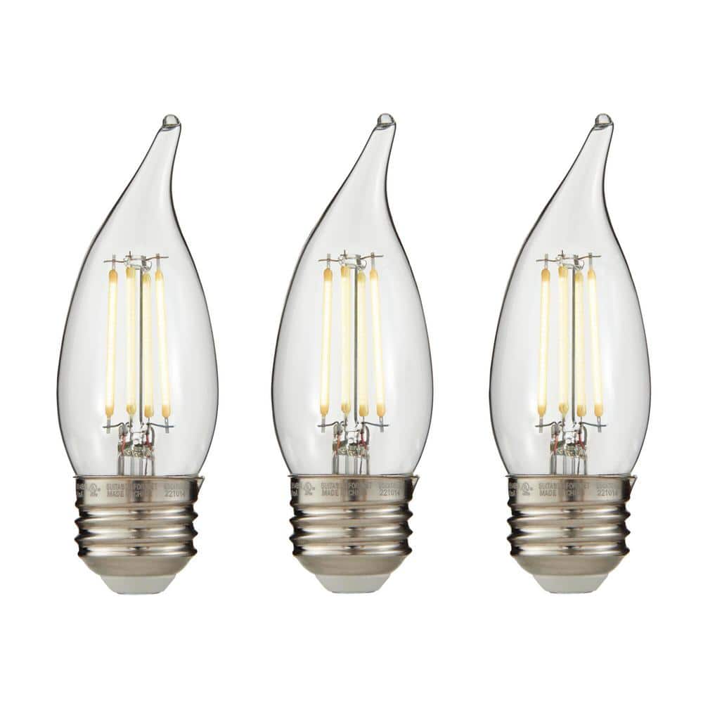 60-Watt Equivalent BA11 Dimmable Edison LED Light Bulb Soft White (3-Pack) price history on PriceWatchPro