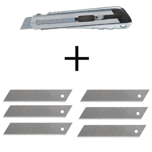 25 mm Xtreme Snap-Off Knife with 25 mm Heavy-Duty Snap-Off Blades (20 piece)