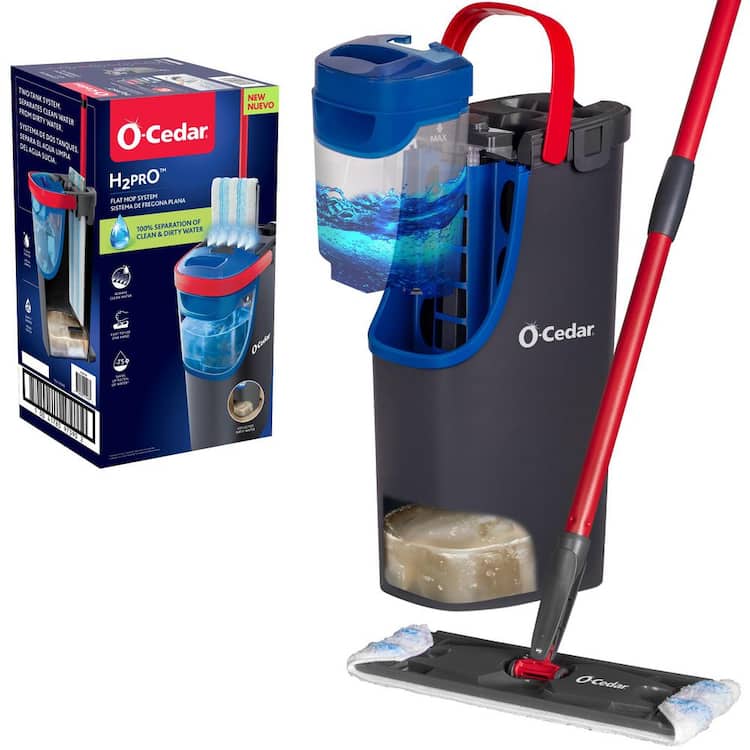 O-Cedar H2prO Microfiber Flat Mop System