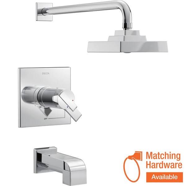 Delta Ara TempAssure 17T Series 1Handle Tub and Shower Faucet Trim Kit